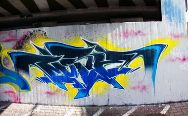 Graffiti Wall in Ettlingen - Photo by MoseOne - mose (2012)