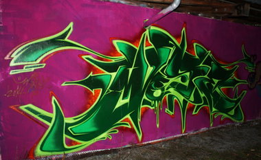 Graffiti Wall in Karlsruhe - Photo by MoseOne - mose (2014)