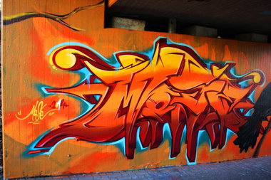Graffiti Wall in Ettlingen - Photo by MoseOne - mose (2014)