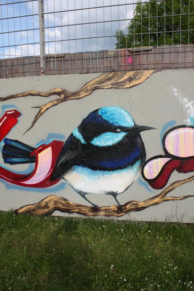 Graffiti Wall in Karlsruhe - Photo by MoseOne - mose, kidone (2014)