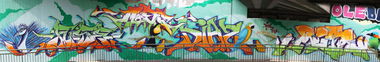 Graffiti Wall in Karlsruhe - Photo by MoseOne - fuse, mose, diaz (2014)