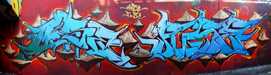 Graffiti Wall in Karlsruhe - Photo by MoseOne - mose, fuse, malsch (2014)