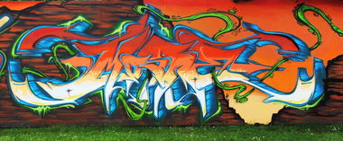 Graffiti Wall in Karlsruhe - Photo by MoseOne - mose, baske, combo (2013)