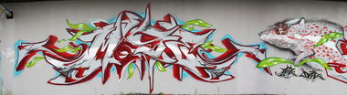 Graffiti Wall in Karlsruhe - Photo by MoseOne - mose (2014)