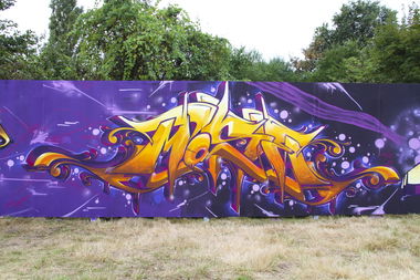 Graffiti Wall - Photo by MoseOne - mose, combo, karlsruhe (2016)