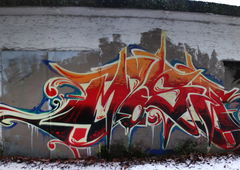 Graffiti Wall - Photo by MoseOne - lostplaces (2016)