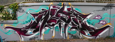 Graffiti Wall - Photo by MoseOne - mose, malsch, karlsruhe (2016)