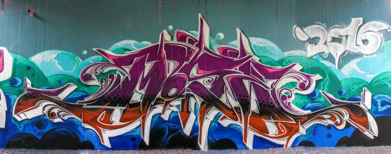 Graffiti Wall - Photo by MoseOne - mose, ettlingen, karlsruhe (2016)