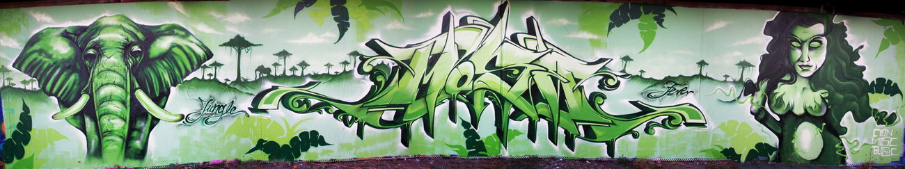 Graffiti Wall - Photo by MoseOne - coon, mose, buse (2016)