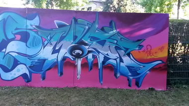 Graffiti Wall in Deutschland - Photo by MoseOne (2015)