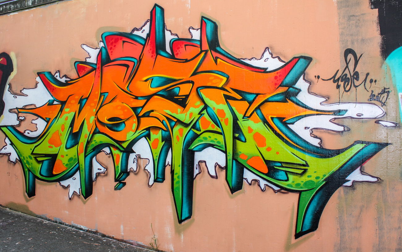 Graffiti Wall in Malsch bahnhof - Photo by MoseOne - Mose (2015)