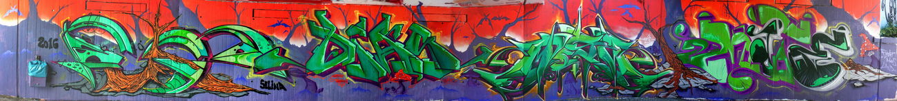 Graffiti Wall - Photo by MoseOne - fuse, diaz, mose (2016)