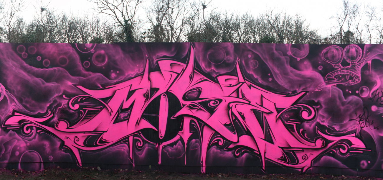 Graffiti Wall - Photo by MoseOne - mose, karlsruhe, combo (2017)
