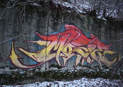 Graffiti Wall - Photo by MoseOne - mose, lostplaces (2013)