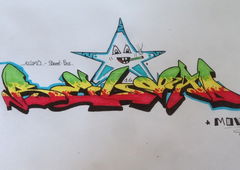 Graffiti Wall - Photo by Moux - graff, reload, sketch