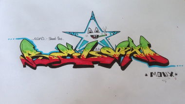 Graffiti Wall - Photo by Moux - graff, reload, sketch