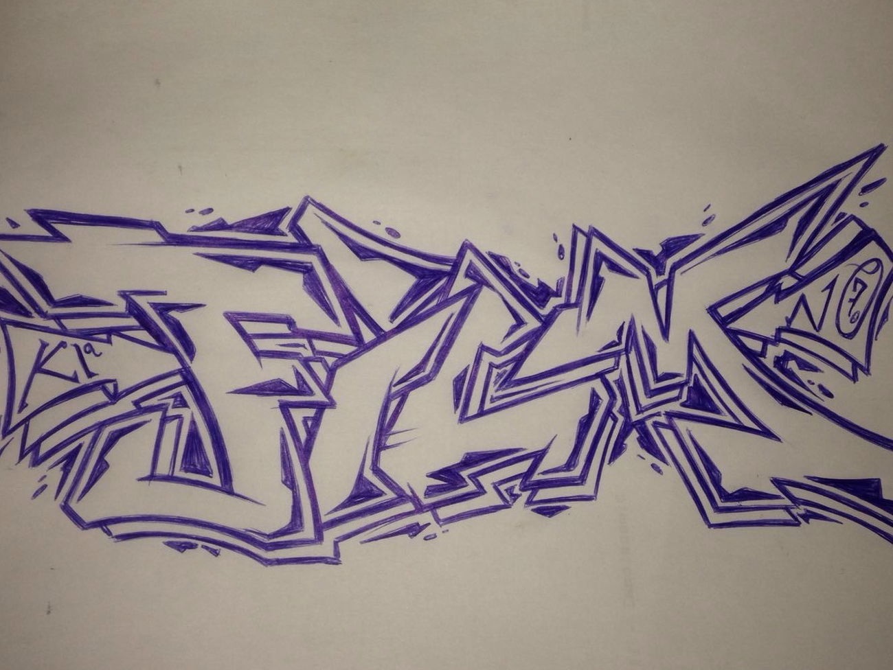 Graffiti Sketch - Photo by Movie4k - nurmitkulli;)