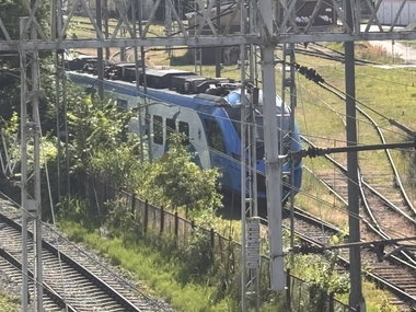 Graffiti Train in Szczecin - Photo by Mozk