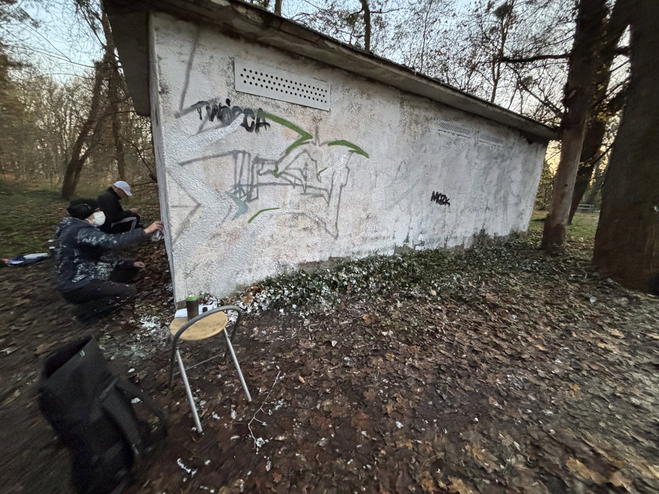 Graffiti Wall in Szczecin - Photo by Mozk - malarstwo