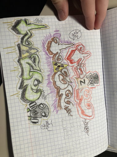 Graffiti Sketch - Photo by Mozk