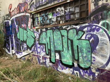 Graffiti Wall in Szczecin - Photo by Mozk