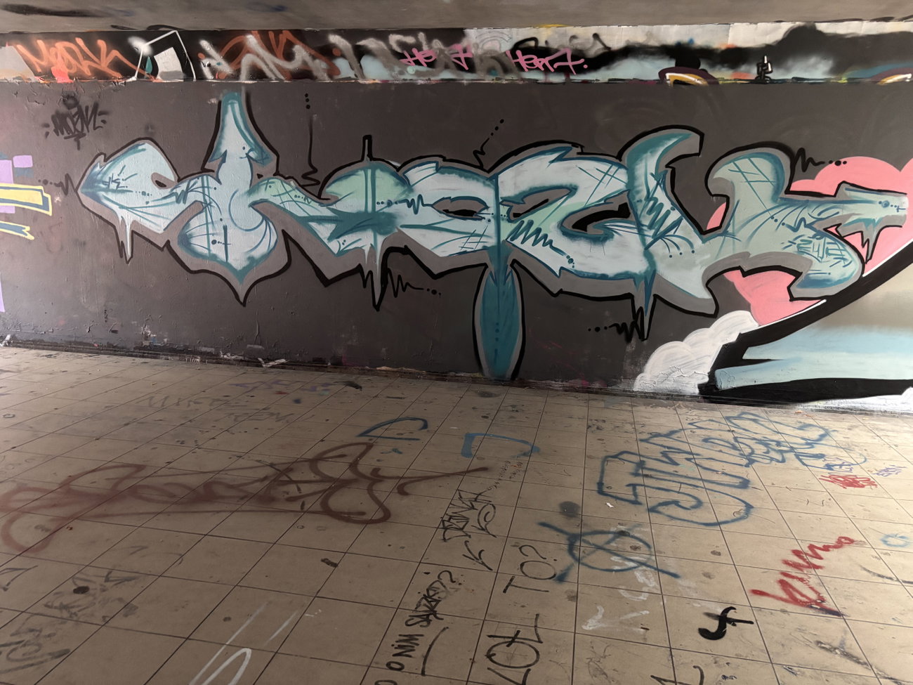 Graffiti Wall in Szczecin - Photo by Mozk (2026)