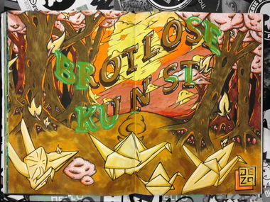 Graffiti Wall in Berlin - Photo by MrBrotlosekunsT (2014)