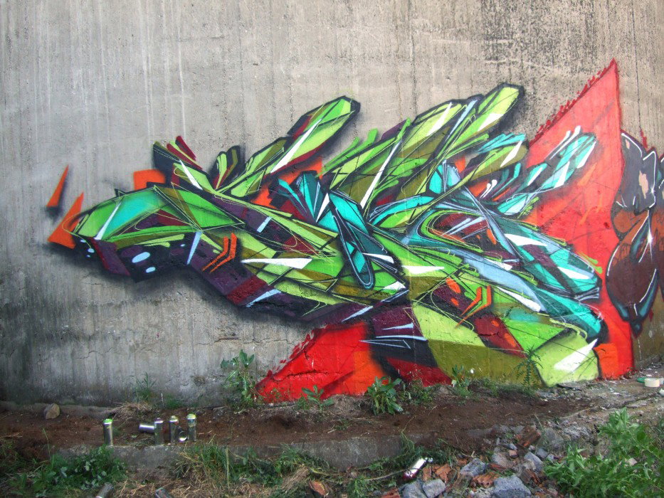 Graffiti Wall in Miskolc - Photo by MrEx - SUPE