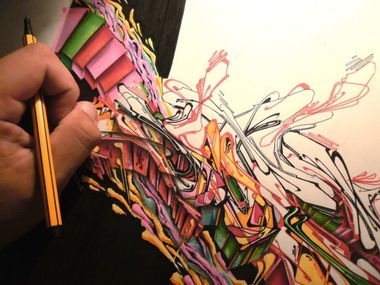 Graffiti Sketch in Miskolc - Photo by MrEx - Supe