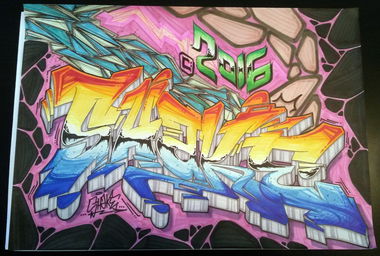 Graffiti Sketch - Photo by MrFresh