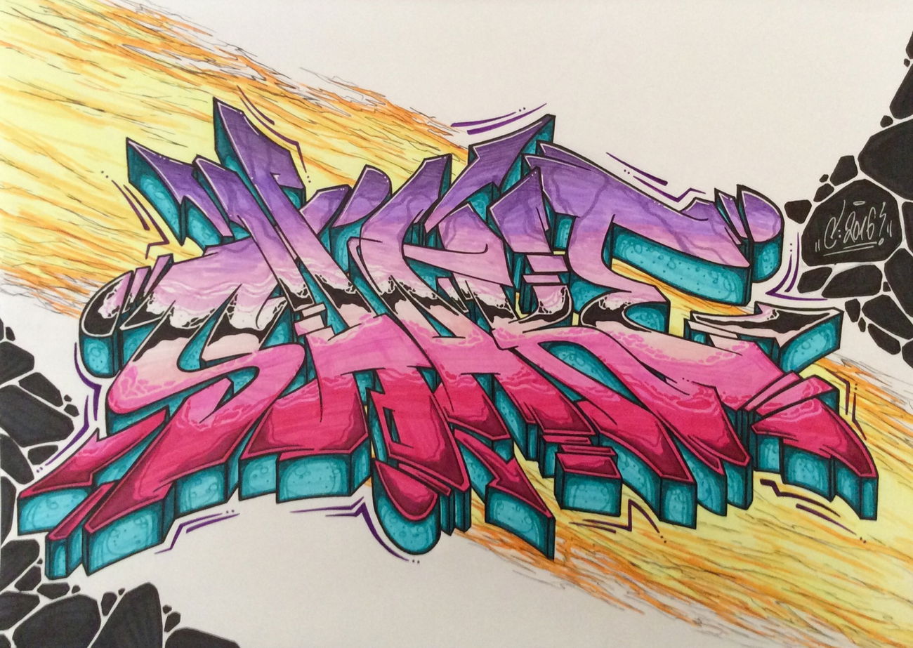 Graffiti Sketch - Photo by MrFresh