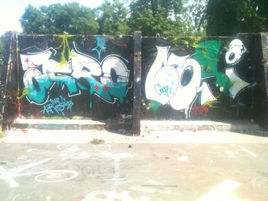 Graffiti Wall - Photo by MrGraff - Acro, Kosi, emu (2013)