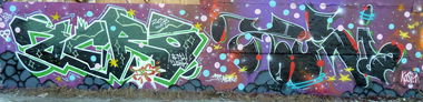 Graffiti Wall - Photo by MrGraff - Acro, Kosi, emu (2013)