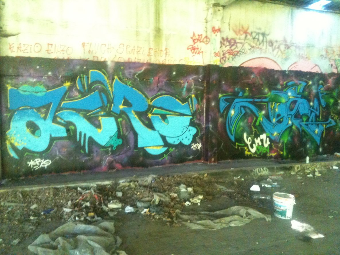 Graffiti Wall - Photo by MrGraff - Acro, Kosi, emu (2013)