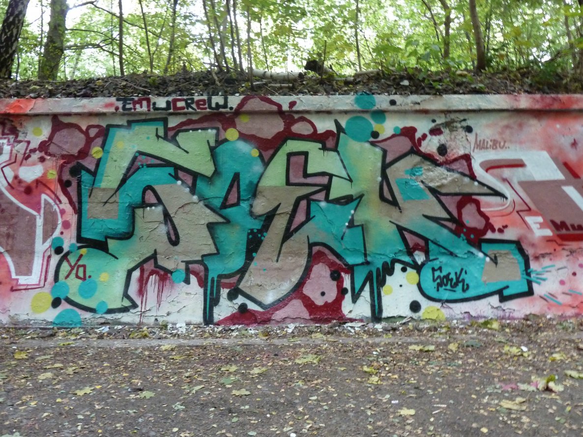 Graffiti Wall - Photo by MrGraff - Soek, Emu (2013)