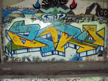 Graffiti Wall - Photo by MrGraff - acro, dresden, emu (2011)