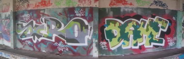 Graffiti Wall - Photo by MrGraff - acro, dame, crb (2013)