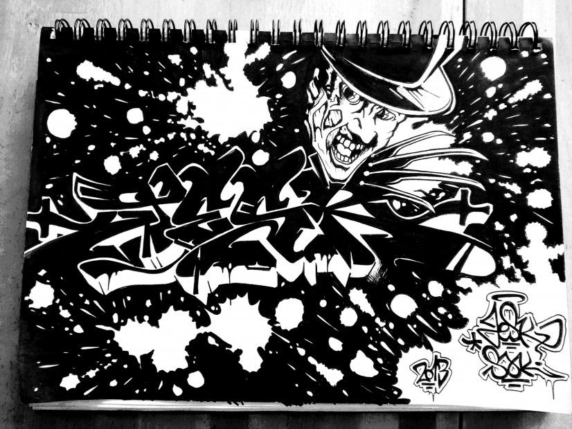 Graffiti Wall - Photo by MrJesk - jesk, sjk