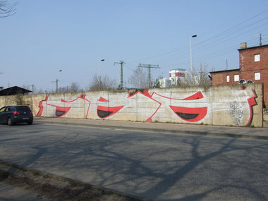 Graffiti Bombing - Photo by MrJohnDoe - sba, rime, pole (2004)