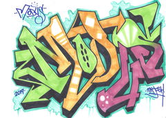 Graffiti Wall - Photo by MrJosh - modus, graffiti, sketch (2019)