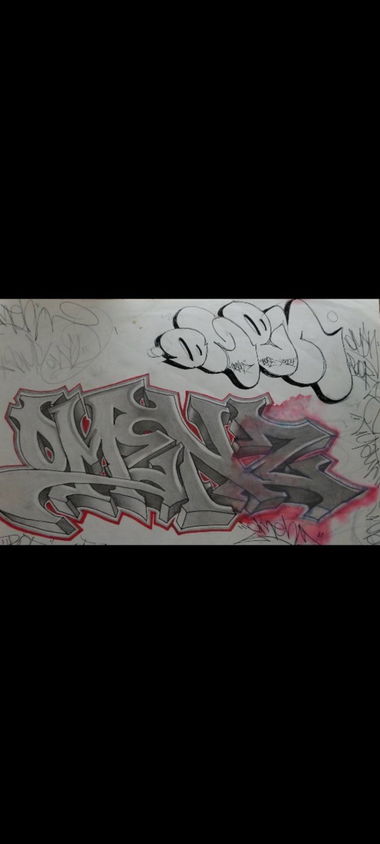 Graffiti Sketch in Mcallen - Photo by MrOmen956 (2004)