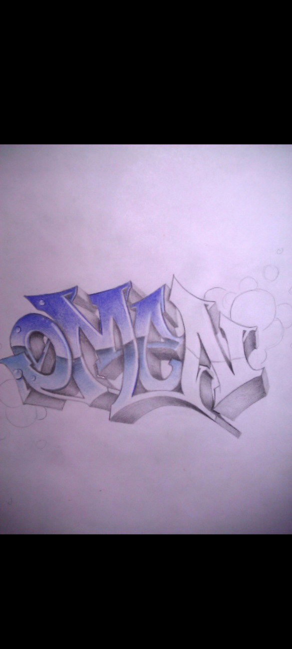 Graffiti Sketch in Mcallen tx - Photo by MrOmen956 (2005)