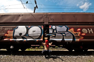 Graffiti Train - Photo by MrROISIUS - rois, fp, cargo (k13)