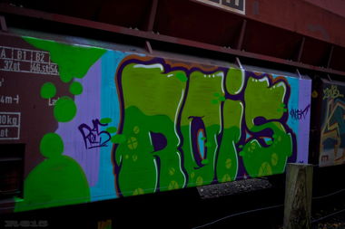 Graffiti Train - Photo by MrROISIUS - rois, freight, begs (2014)