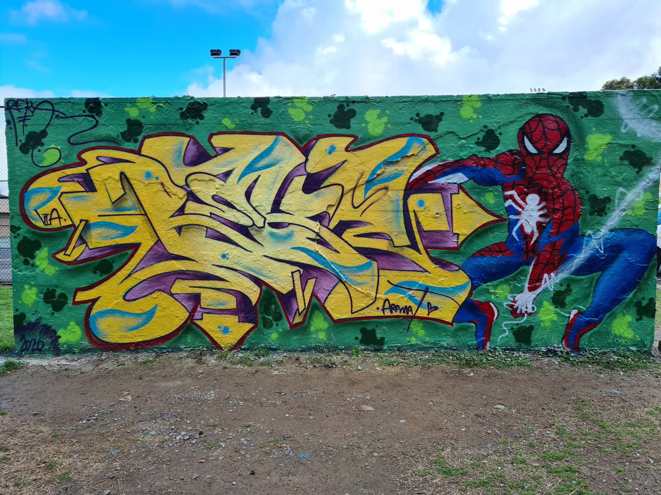 Graffiti Wall - Photo by MrReka - spiderman, marvel (2020)