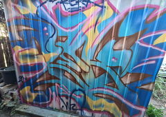 Graffiti Wall - Photo by MrReka - round3, shed, practice (2020)