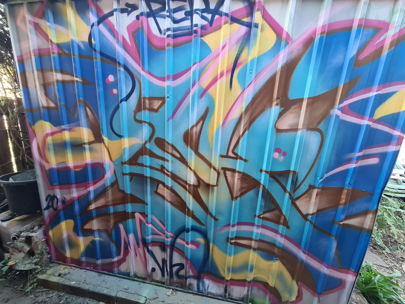 Graffiti Wall - Photo by MrReka - round3, shed, practice (2020)