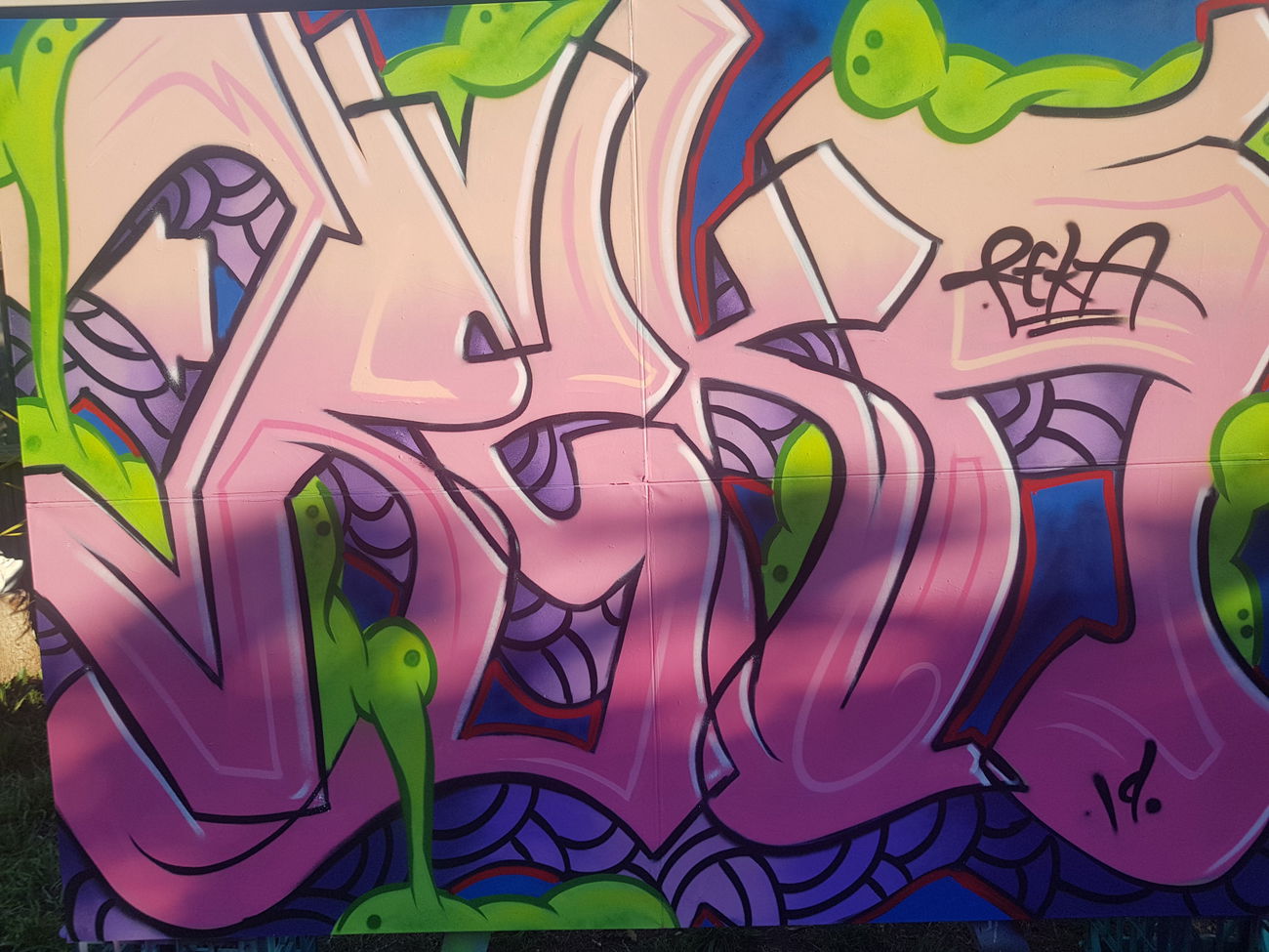 Graffiti Wall - Photo by MrReka - canvas (2019)