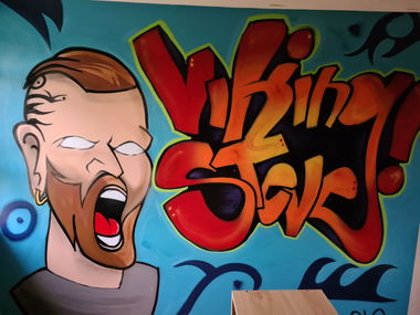 Graffiti Wall - Photo by MrReka - backdrop, character, youtube (2020)