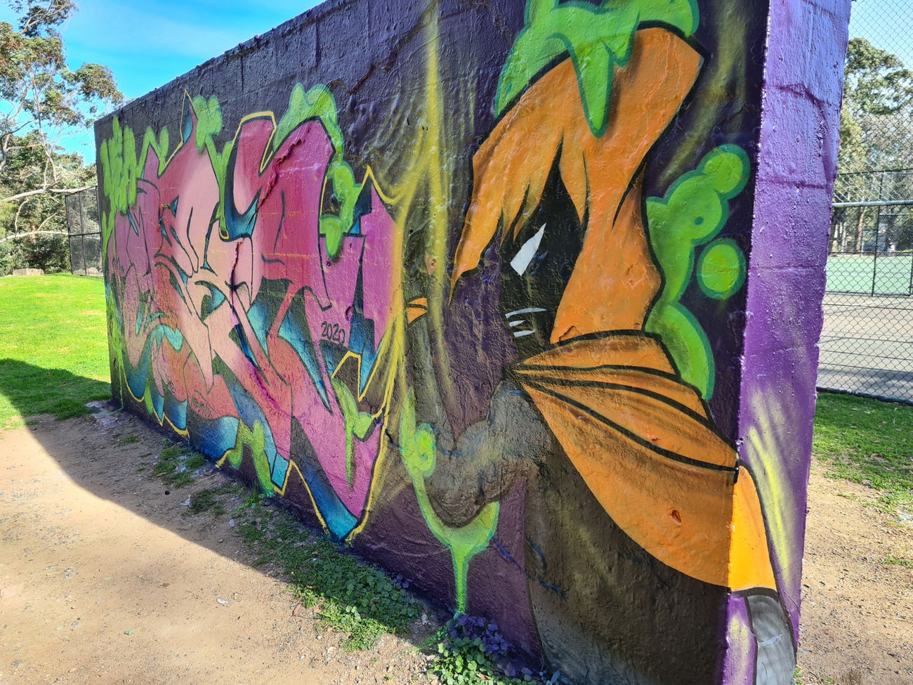 Graffiti Wall in Australia - Photo by MrReka - ninja (2020)